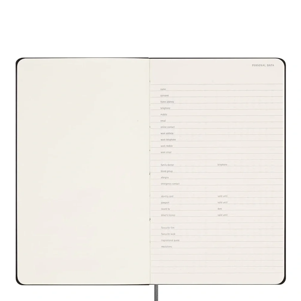 Moleskine Classic Black Notebook